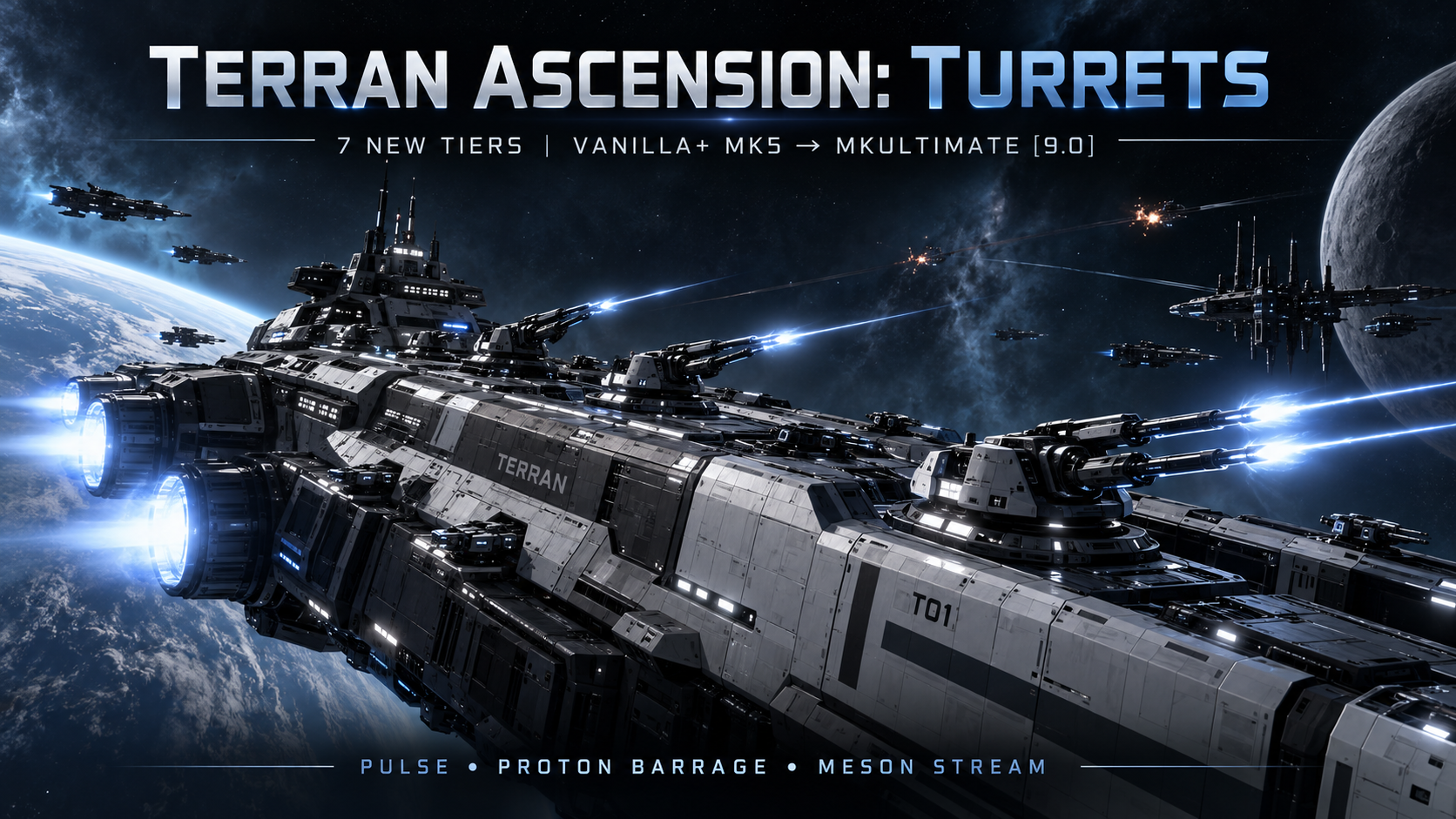 Terran Ascension: Turrets - 7 New Tiers | Vanilla+ Mk5 → MkUltimate [9.0] preview