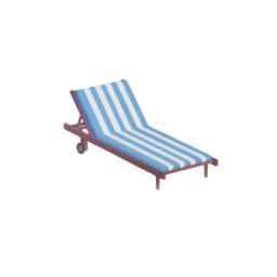  Beach Lounger (Striped) 
