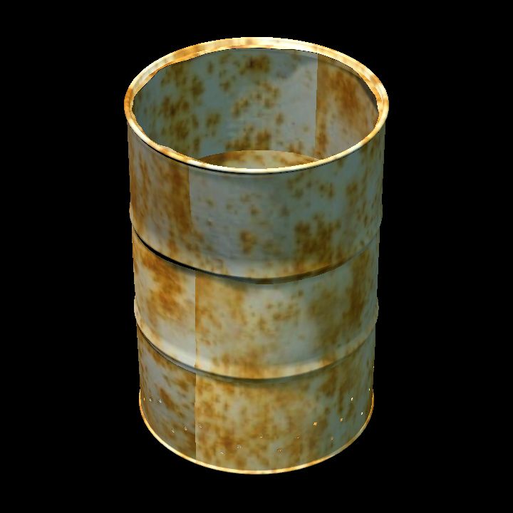 Barrel - rusty 2 open