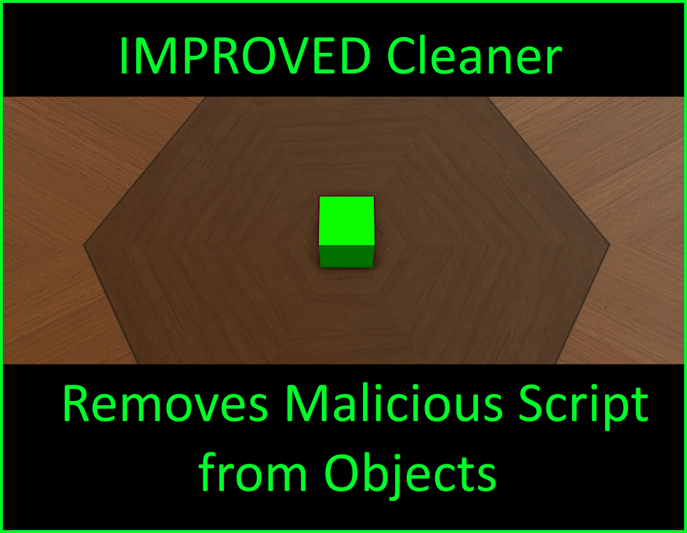 Object Cleaner - Improved (needs only one clean)
