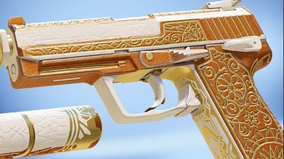 USP-S | ROYAL RELIC orange (Iridescent)