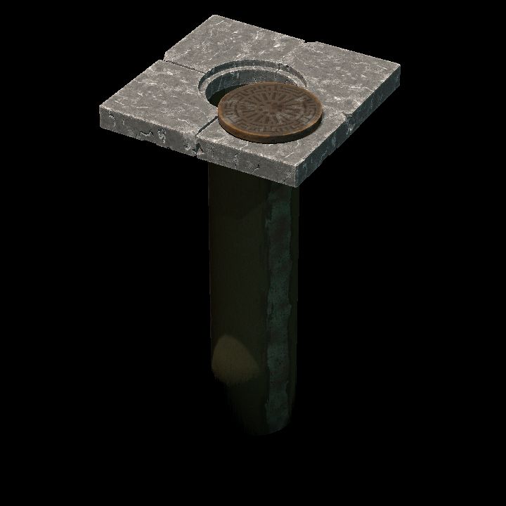 Sidewalk Sewer Open