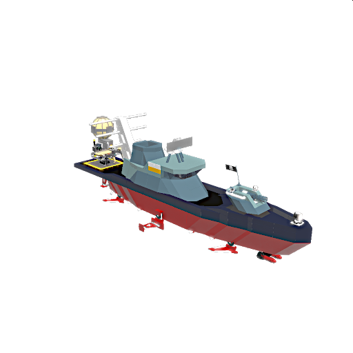 DS 30 v3 boat with RC flyer