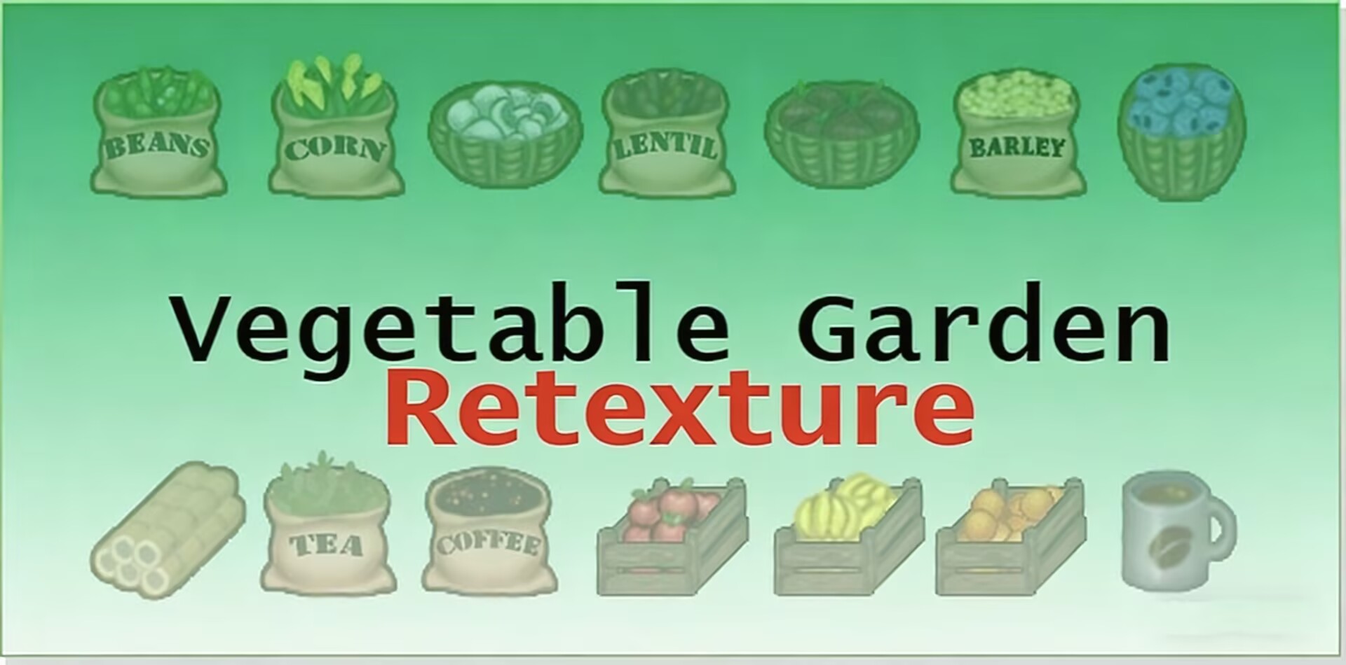 VGP Vegetable Garden Retexture mod preview for RimWorld