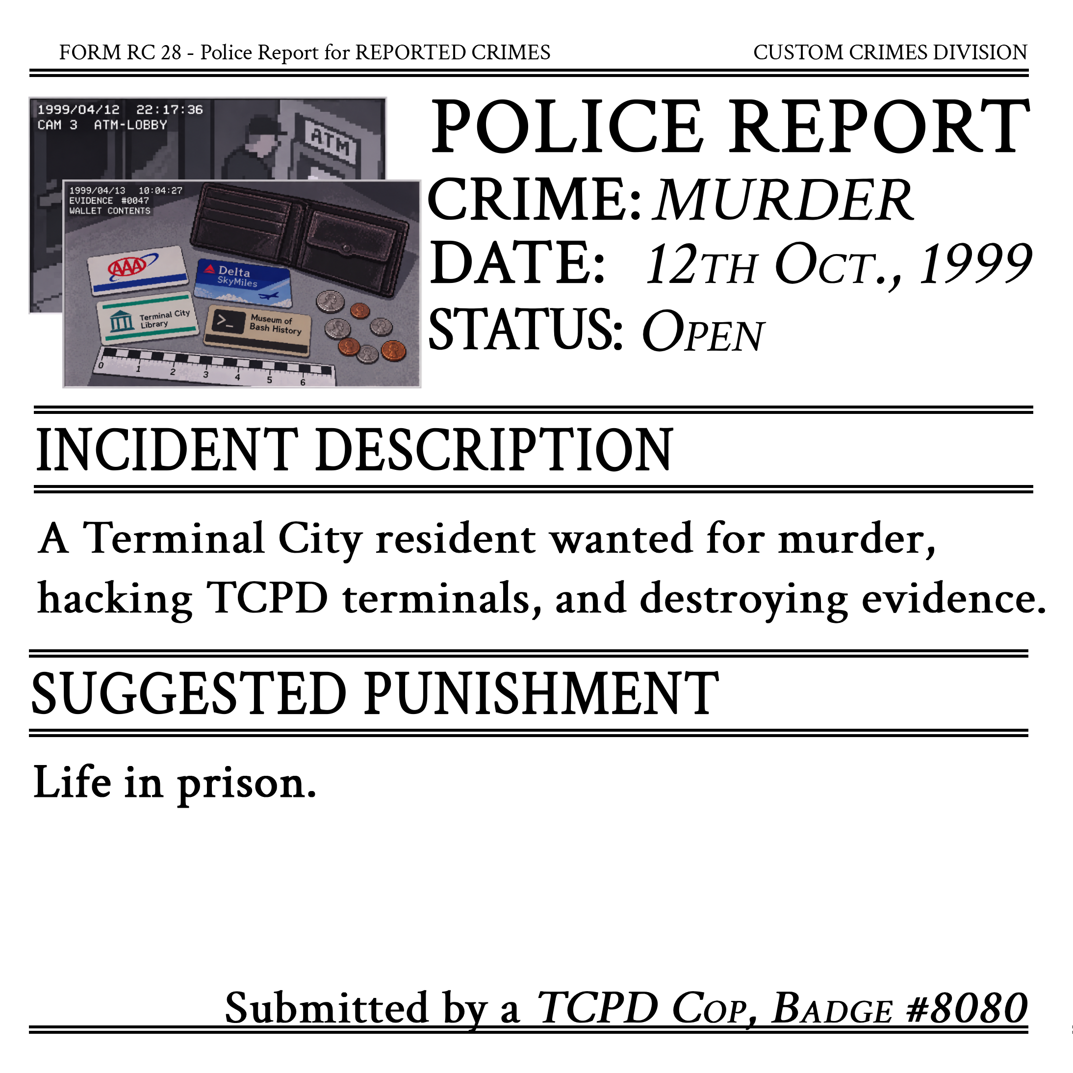 The Terminal City Murder