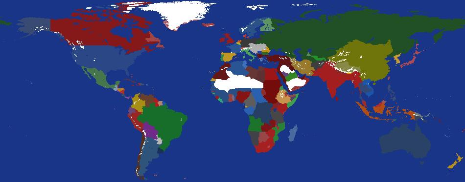 World Map 1900