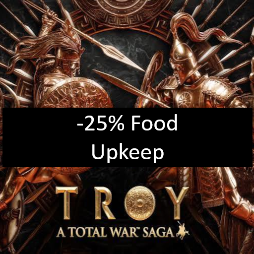 -25% food upkeep - player only