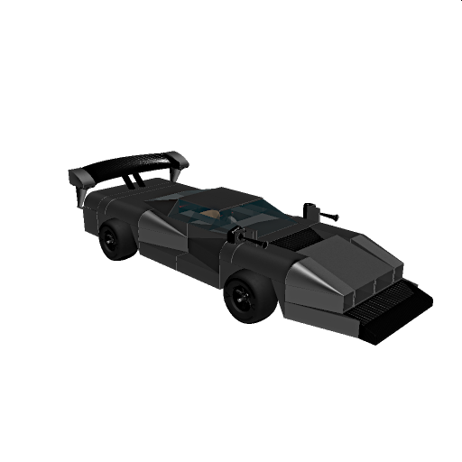 High Downforce Sports Car
