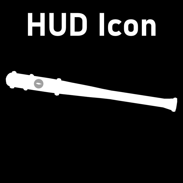 Rise of the Triad (2013) - Excalibat HUD Icon (Baseball Bat)