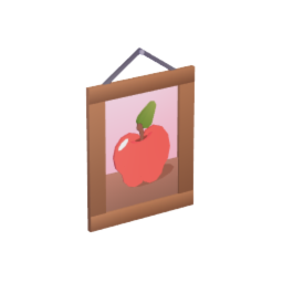 Hanging Simple Apple Art