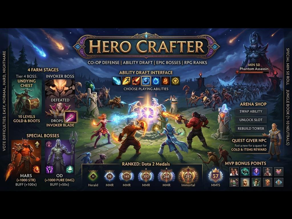 Hero Crafter: Tower Defense