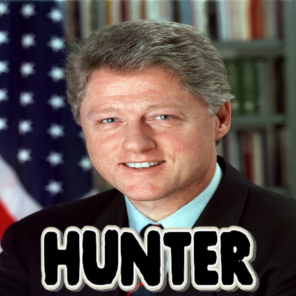 Bill Clinton Over Hunter

