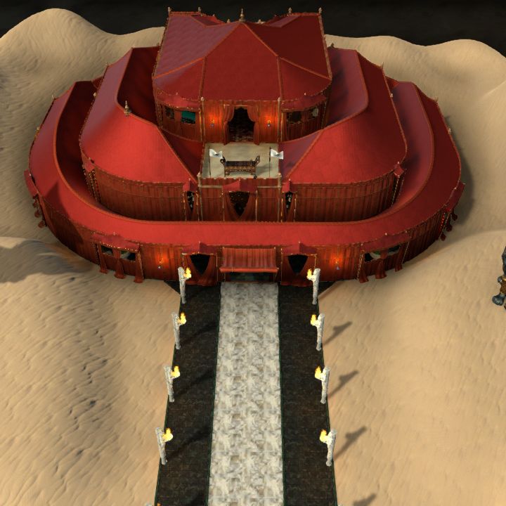Tented Desert Palace