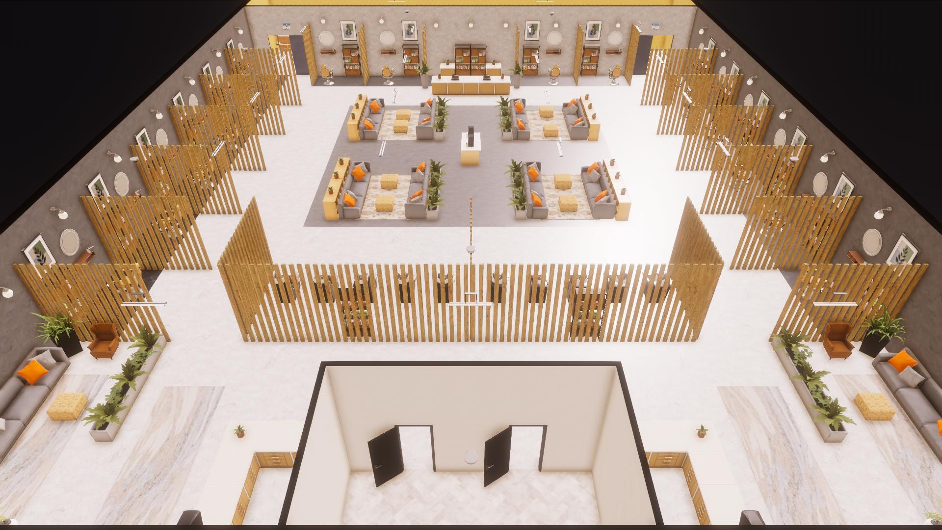 M1 Modern Hairdresser Salon preview