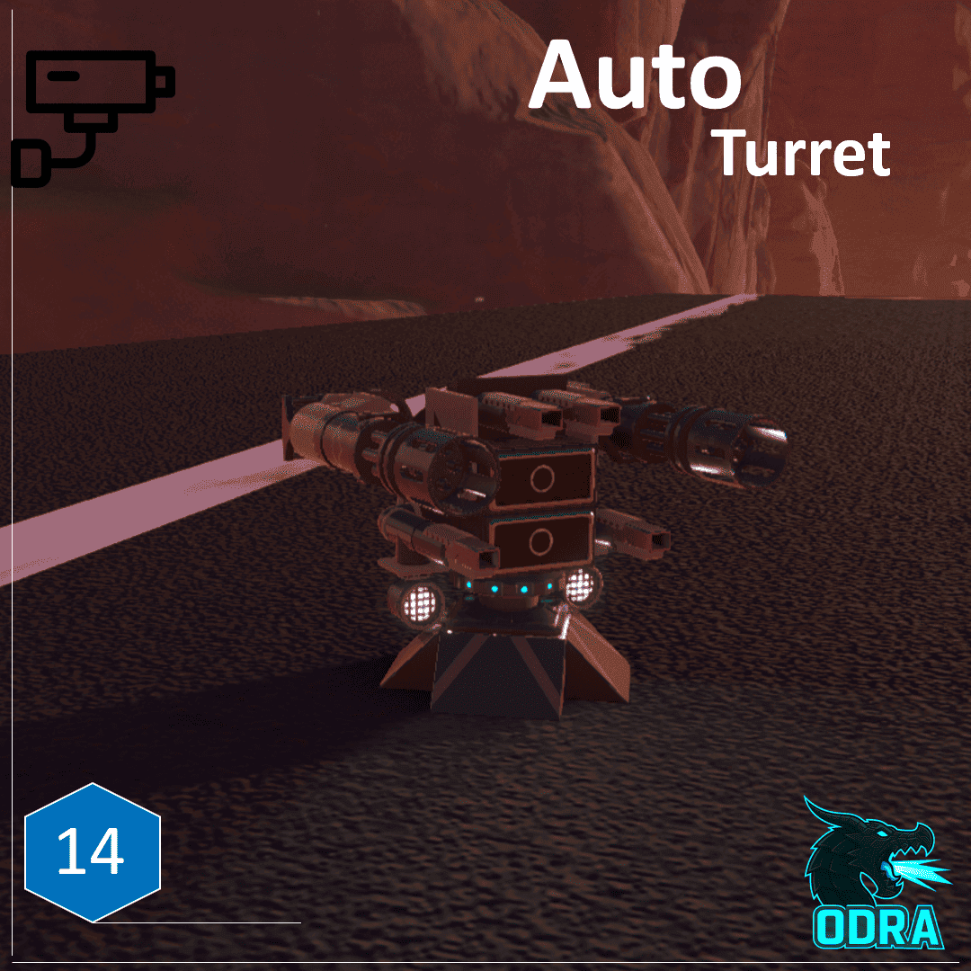 Auto turret preview