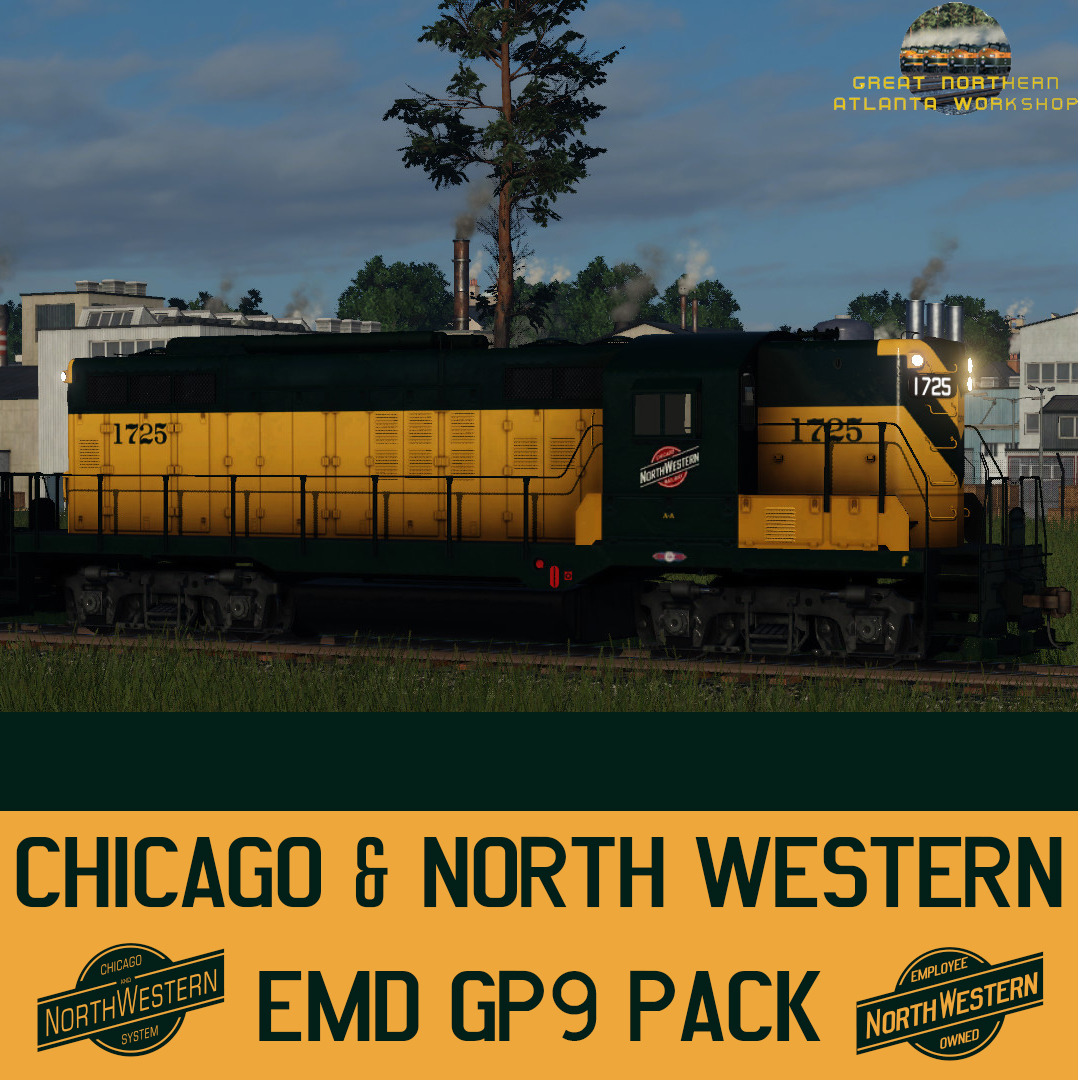 Chicago & North Western EMD GP9 Pack