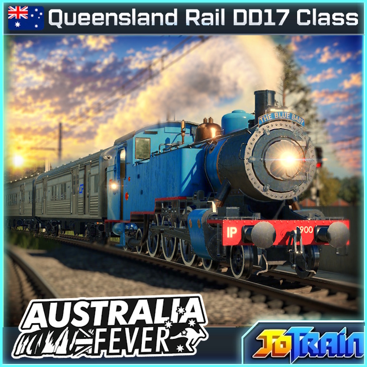 Queensland Railways DD17 Class Locomotive "The Blue Baby"