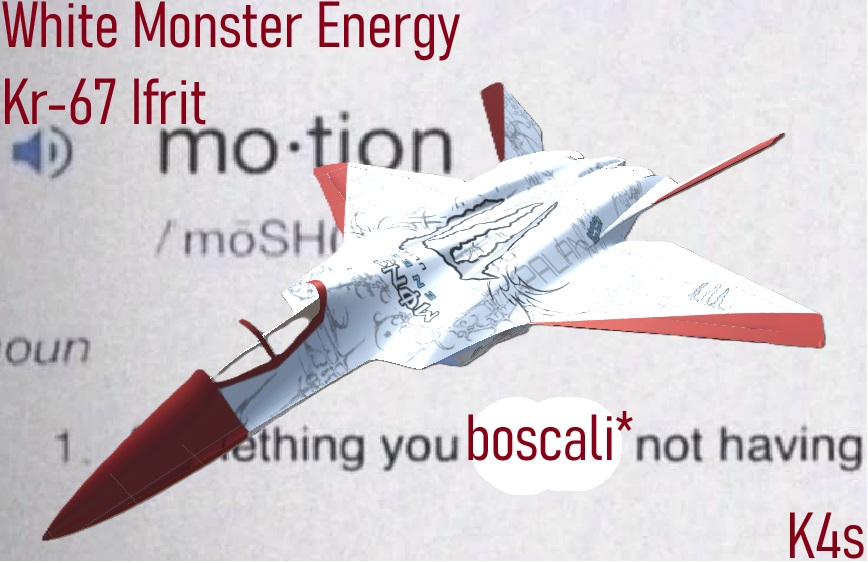 White Monster Energy | KR-67 Ifrit