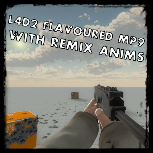 L4D2-Flavoured MP9 with REMIX Anims (Uzi)