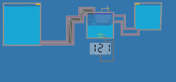 nuclear reactor with thermometer