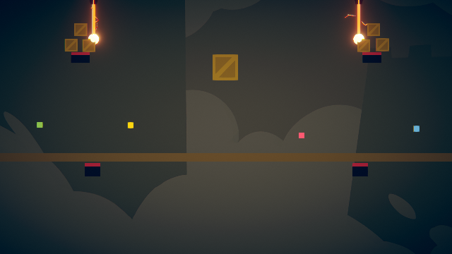 Another seesaw map but they fall instantly and there are lazers on the seesaws