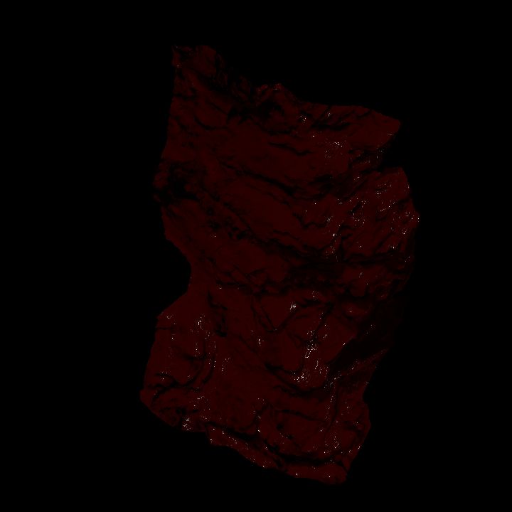 Bloodstone rock face 1