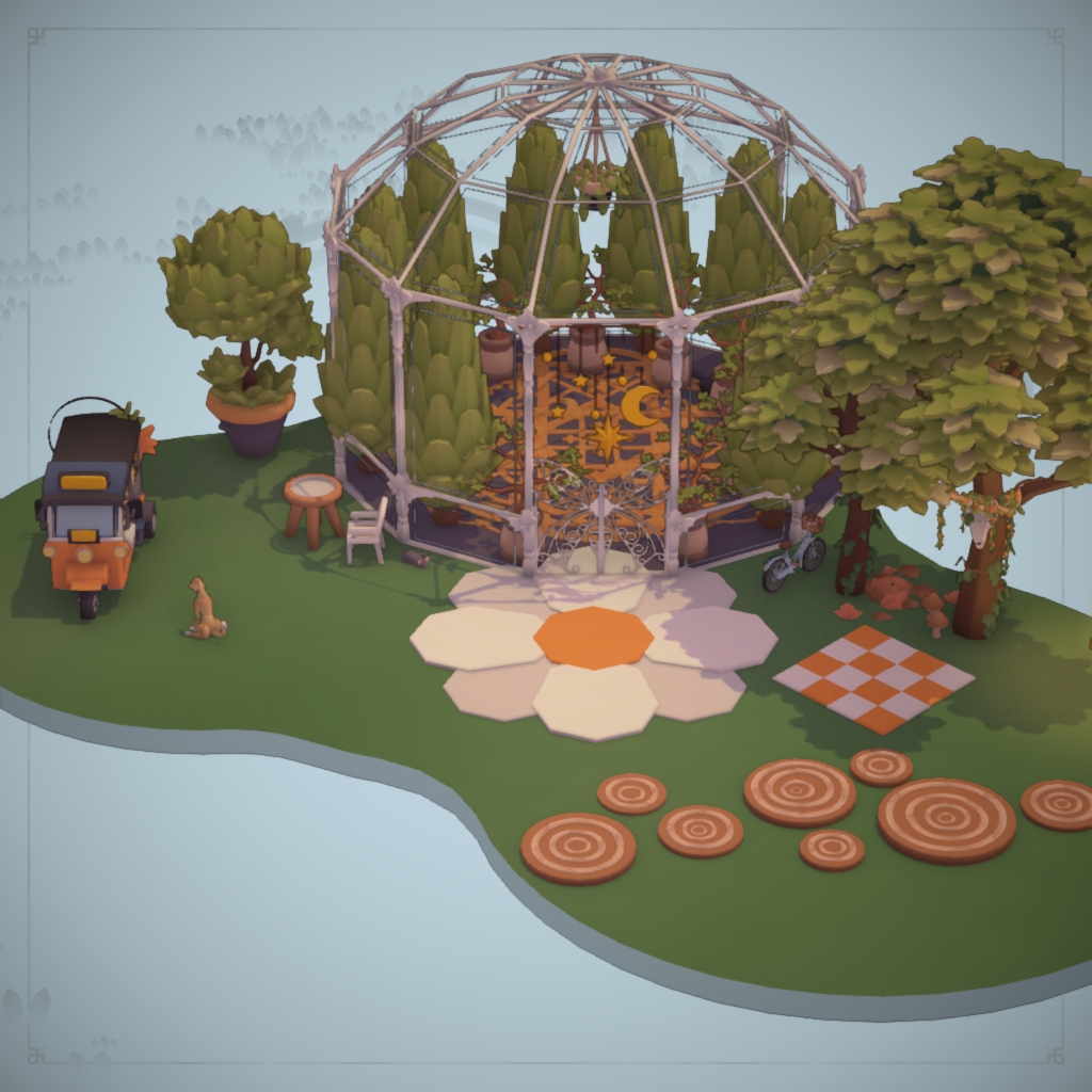 Orange Indudstrial Greenhouse