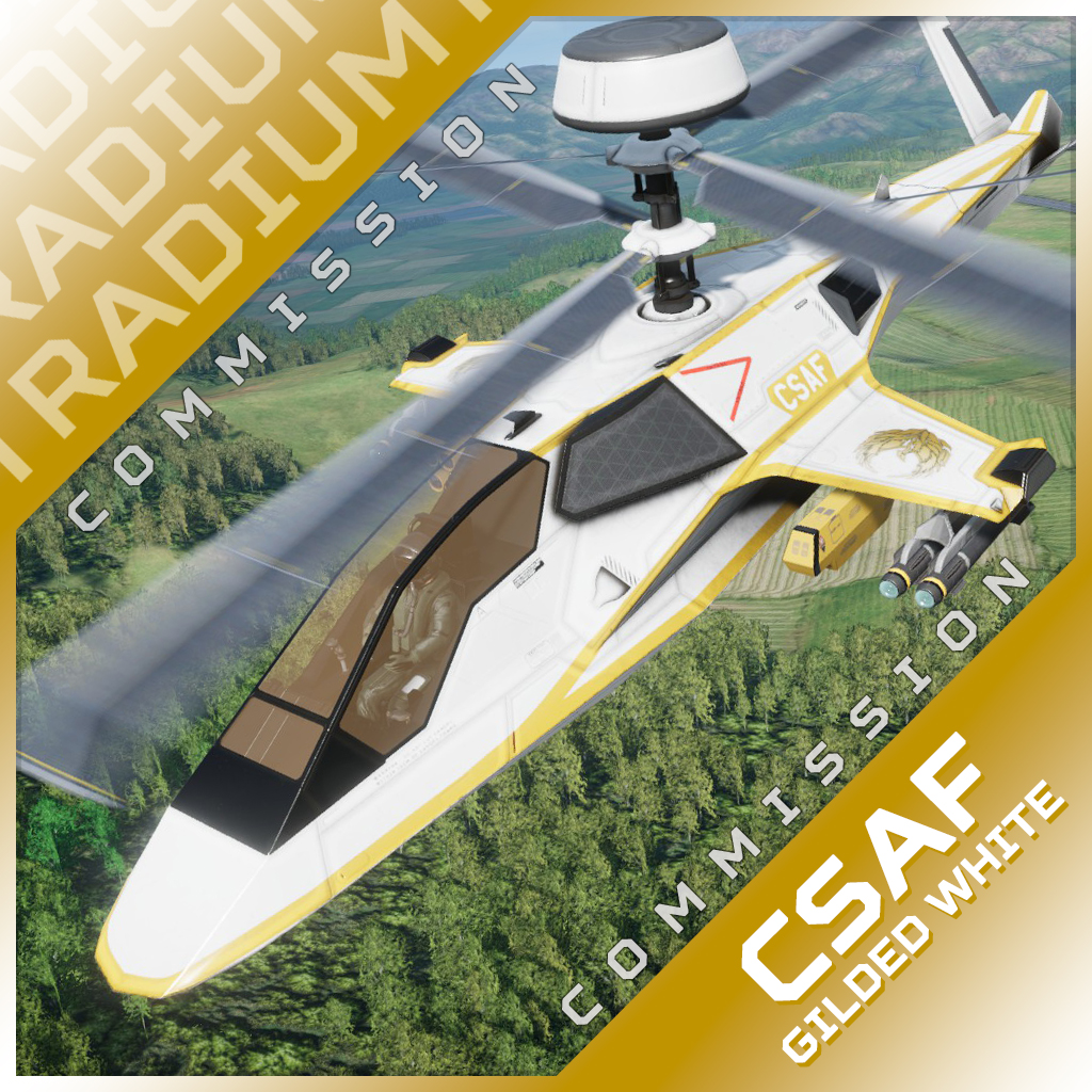 CSAF Gilded White - Knockout