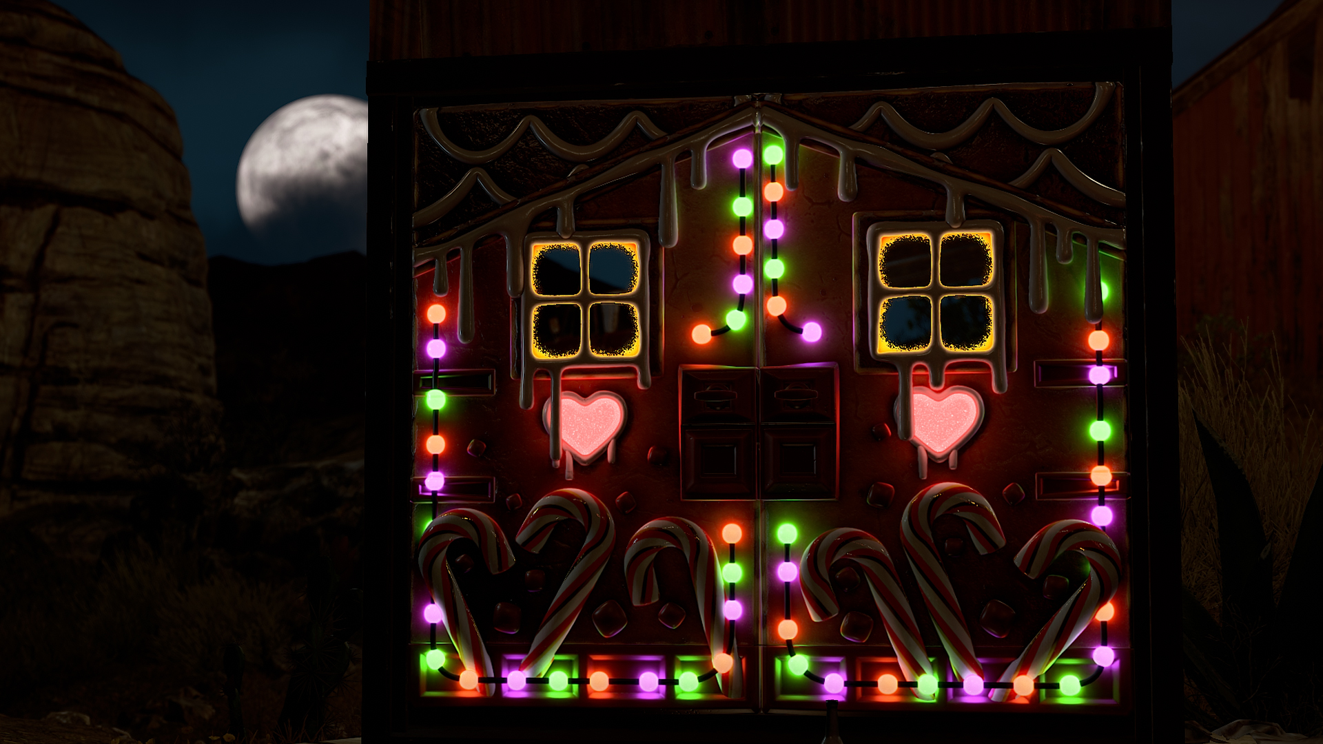 Gingerbread Metal Double Door thumbnail 5