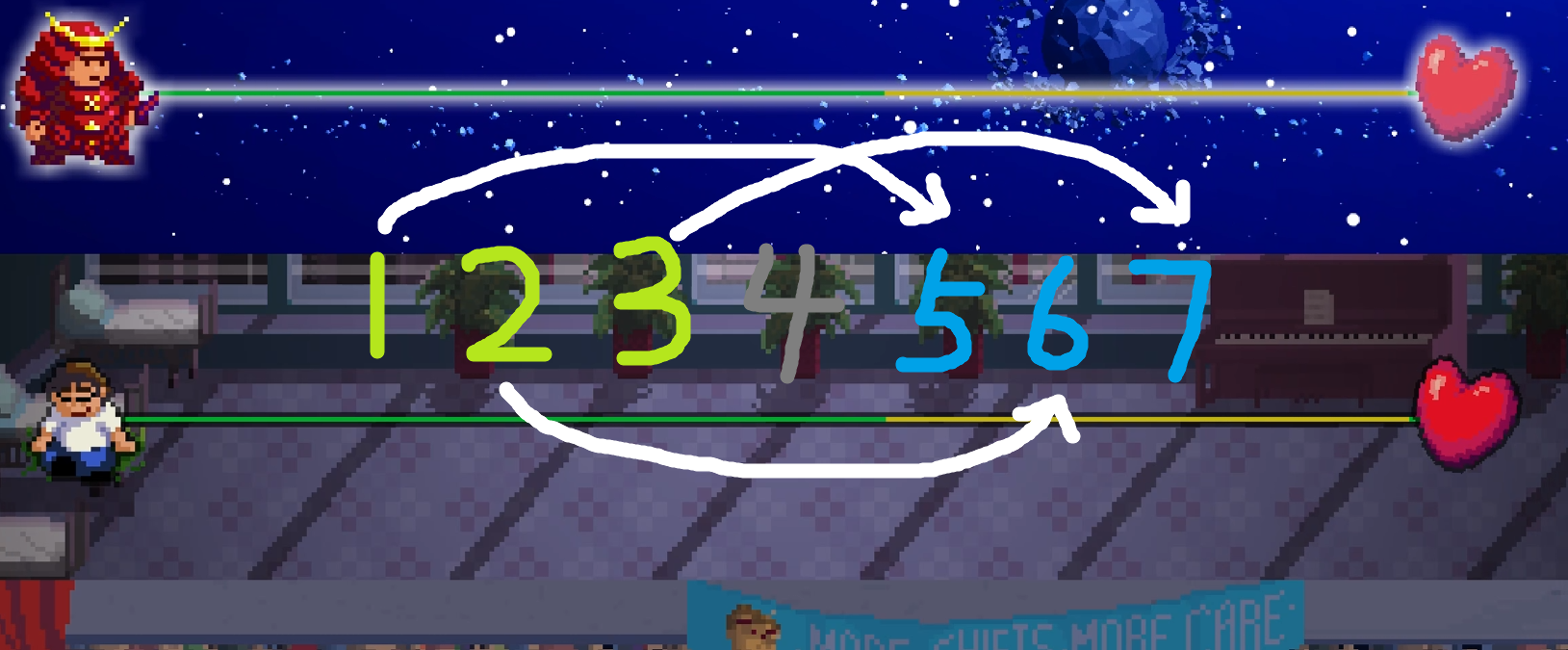 3x2 - 典雅 但是 第1、2、3拍决定了第5、6、7拍