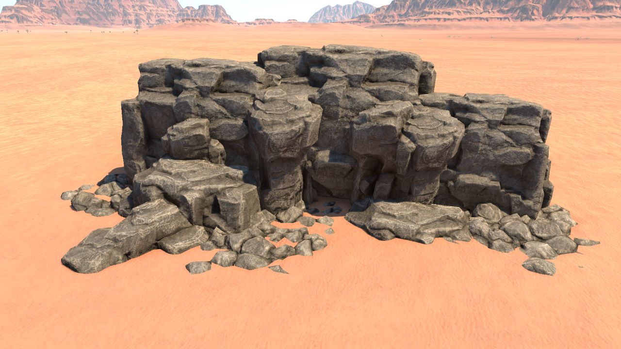 Rock cluster