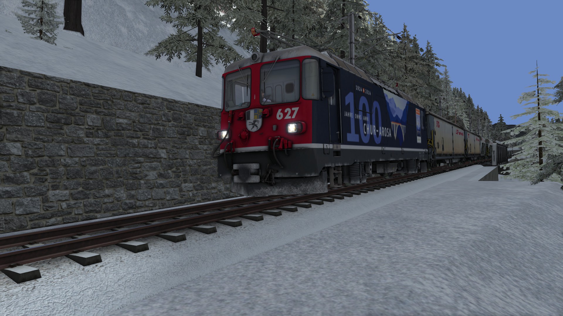 [HS]-Train 5438: 1232 Langwies to Chur