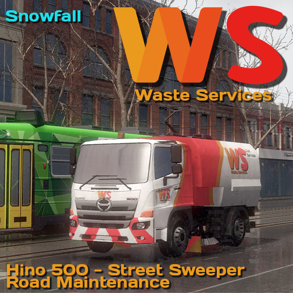 Waste Services - Hino Sweeper