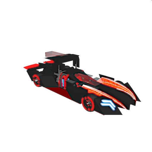 Futuristic Race Car (Red)