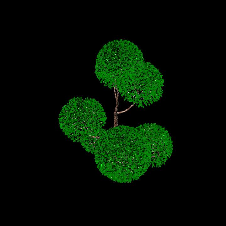 Green Fantasy Tree