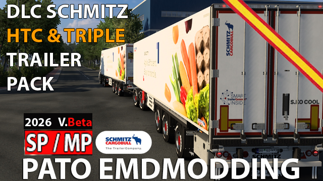 DLC PATO - Schmitz Cargobull City & Ecoduo HTC & Triple Trailer Pack (SP/MP)