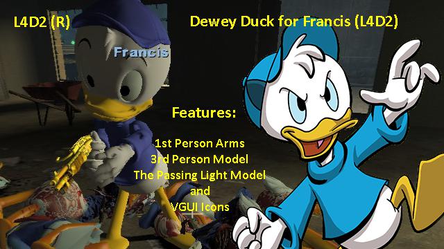 Dewey Duck (Ducktales) for Francis (L4D2)