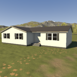 1970s 4 bedroom prefab house (unfurnished)