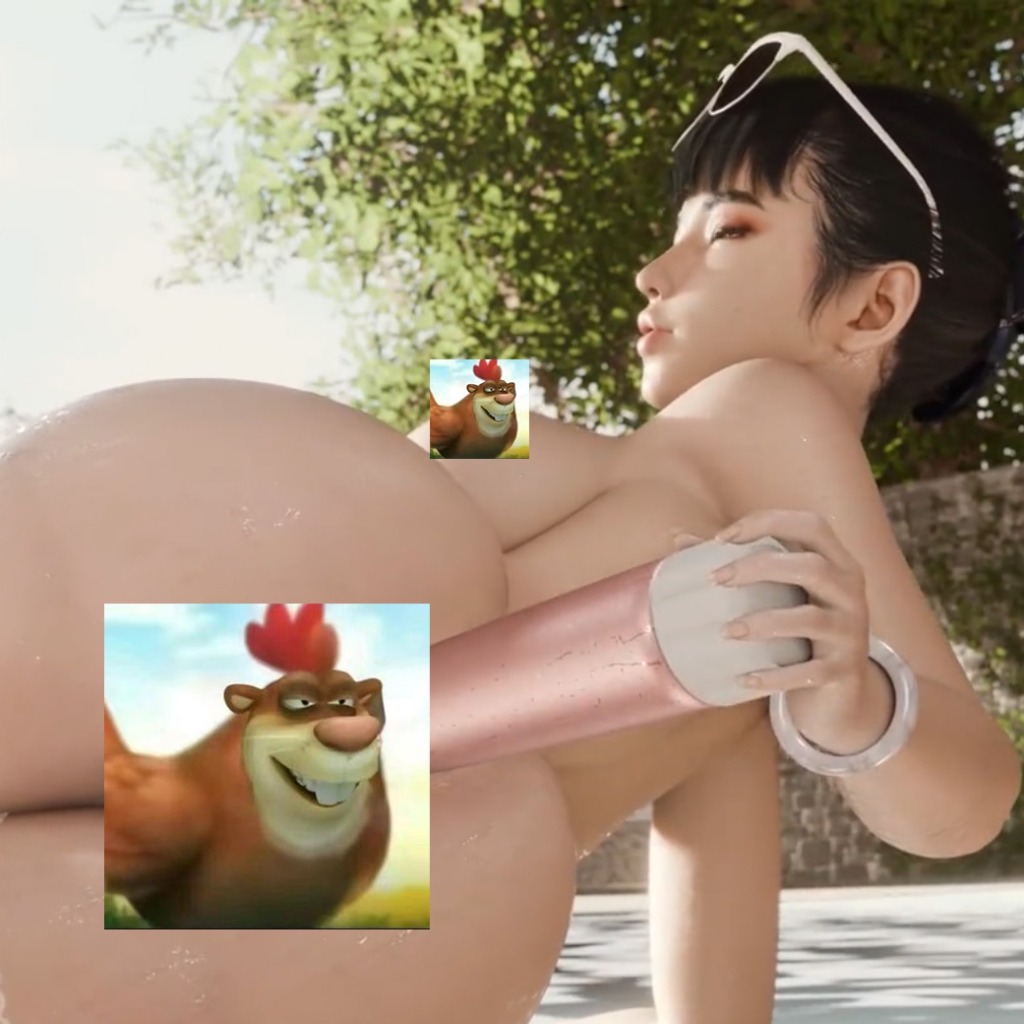 [AXENANIM] Eve plays with a dildo (+nude)-1080p