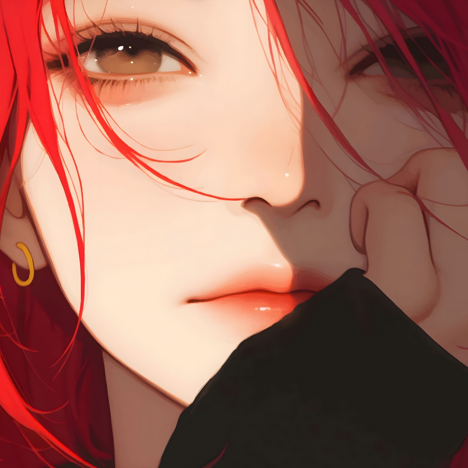 anime red hair -alexandr preview