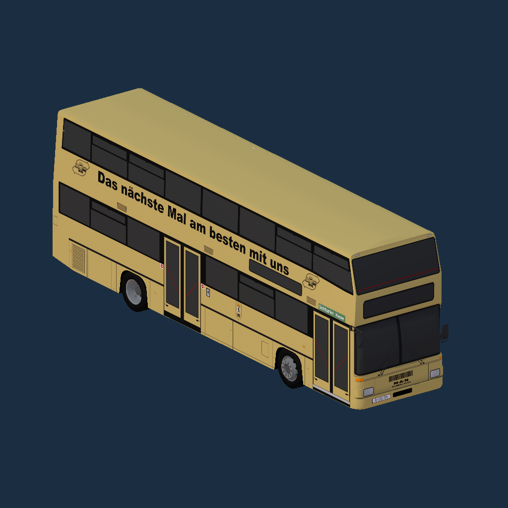 MAN SD202 - BVG - Eigenwerbung