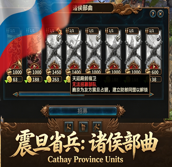 Русификация 震旦省兵：诸侯部曲 Cathay Province Units