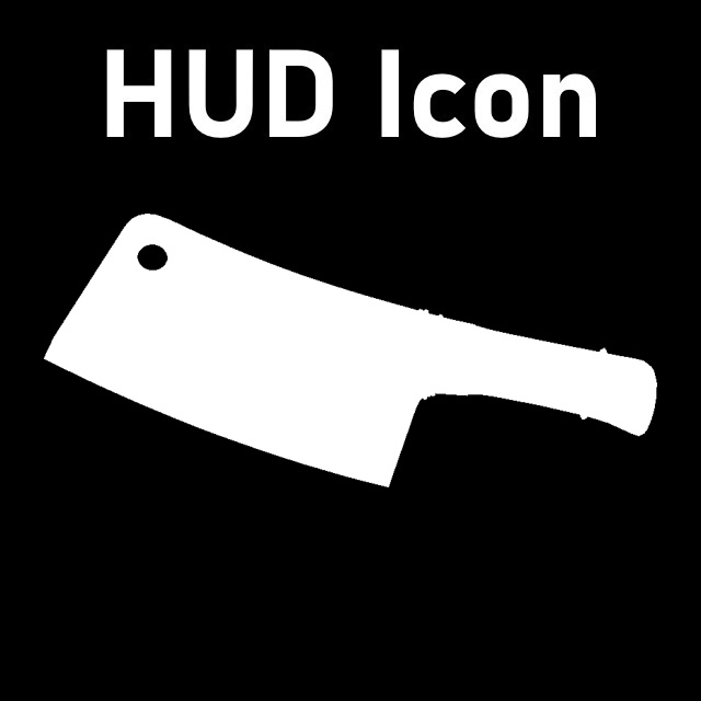 Dead Island 2 - Cleaver HUD Icon (Knife)
