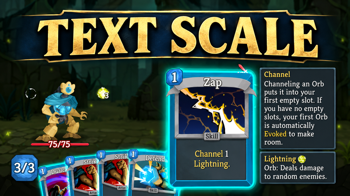 Text Scale preview