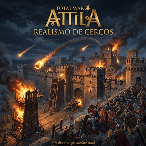 Realismo Logístico de Cercos - Total War: Attila (Mecânicas do Rome II & Portões Realistas)