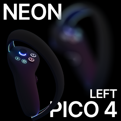 Neon Pico 4 Controllers (Left)