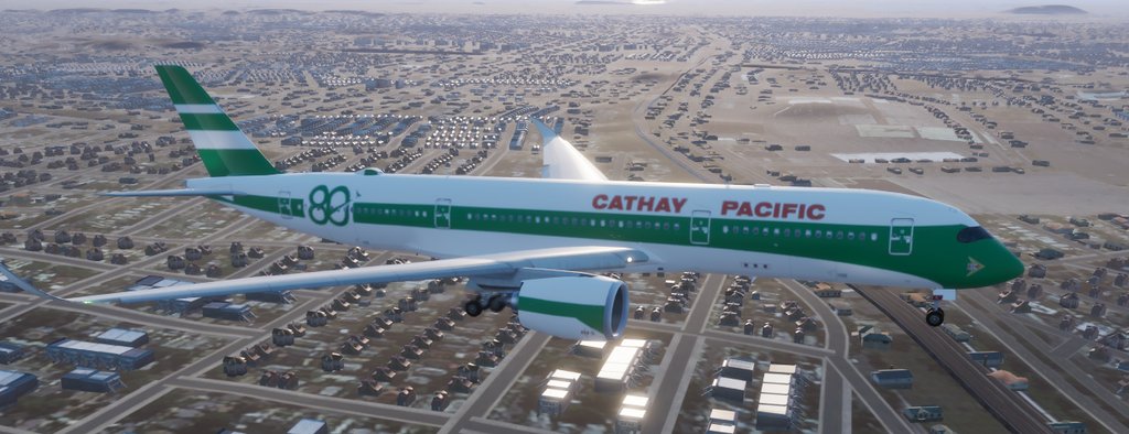 国泰生菜三明治 A350-900 涂装