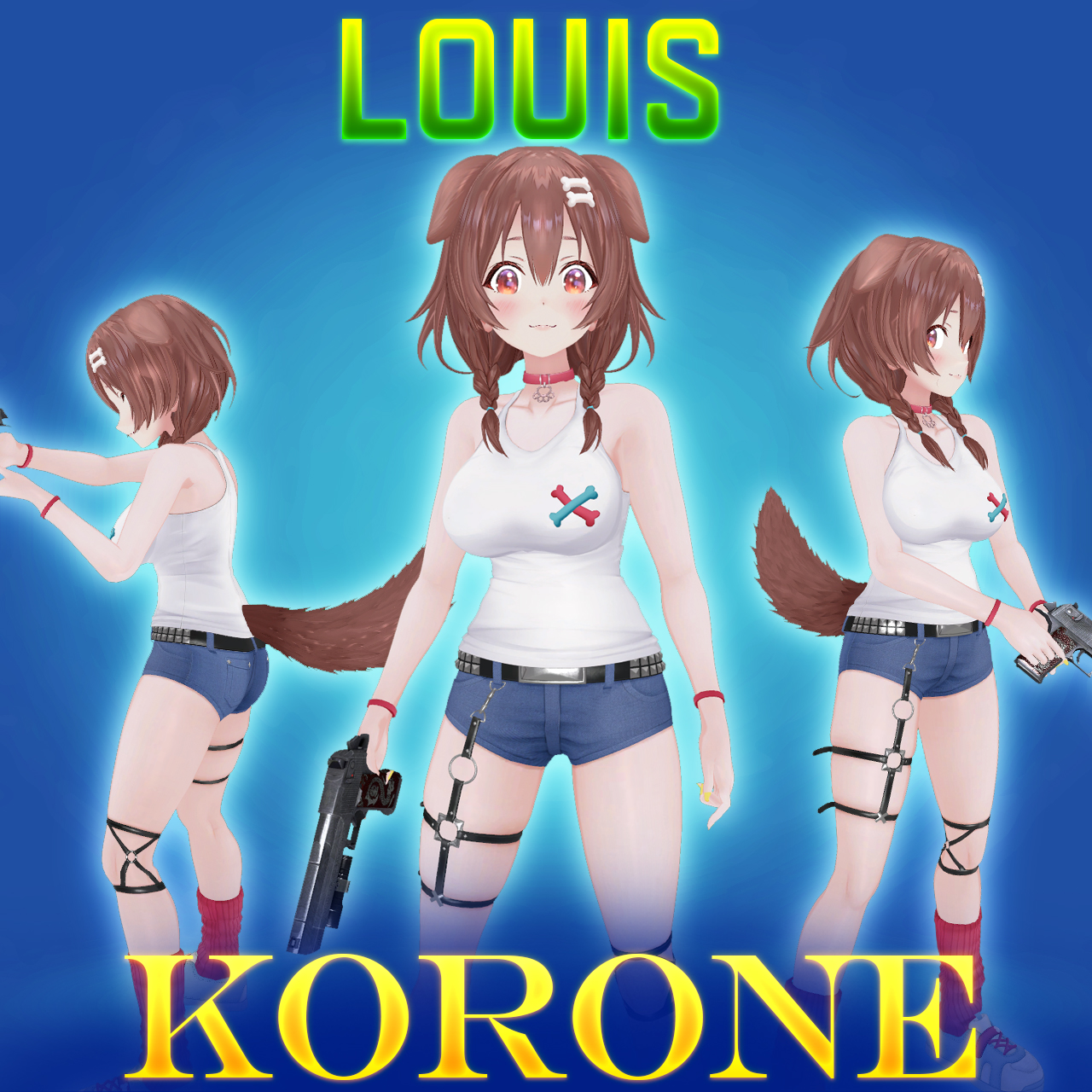 Hololive: Sporty Korone - Louis
