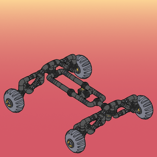 independent steering & suspensione chassis