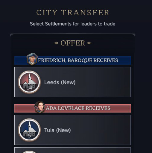 Fealty: Transfer Cities to Allies